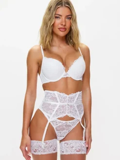 Ann Summers Black & White Pad Plunge Sexy Lace Underwired Bras 2 Pack Black & White Sale