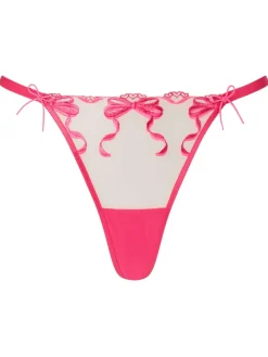 Ann Summers Pink Thong Bound By Love High Waist Brazilian Knickers
