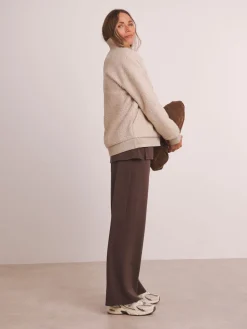 JD Williams Anthology By Brown Premium Wide Leg Joggers Sale