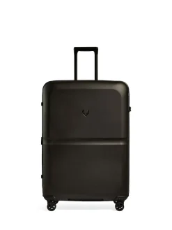 Antler Large Single Stripe Luggage Black Hot