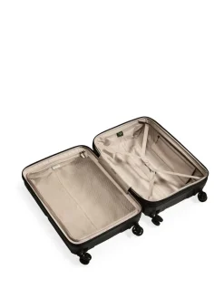 Antler Medium in Single Stripe Luggage Bag Black Discount