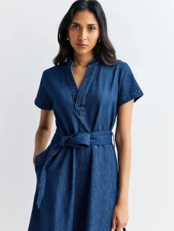 A.P.C. Blue Annelie Dress Clearance