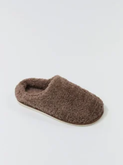 Aruelle Cleo Extra Soft Brown Crafted Slippers Outlet