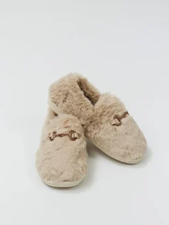 Aruelle Cream Serene Extra Soft Slippers Discount