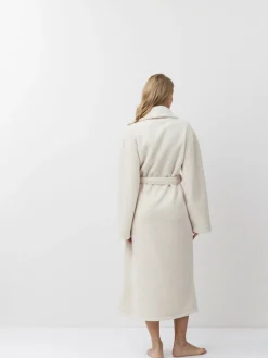 Aruelle Simone Full Length Textured Cream Robe Discount