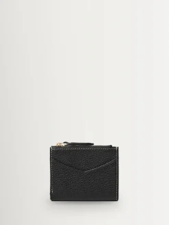 Aspinal of London Hudson Multi-Use Pocket Wallet Pebble Leather Black Hot