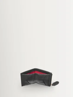 Aspinal of London Hudson Multi-Use Pocket Wallet Pebble Leather Black Hot