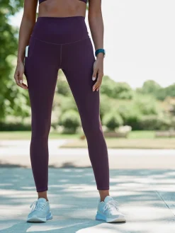Next Active Sports Dry Tech Sculpting Leggings Aubergine Outlet