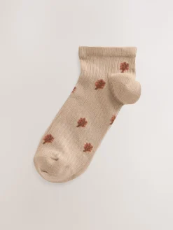 Next Autumn Animals Ditsy Trainers Socks 4 Pack Online