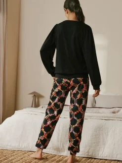B by Ted Baker Black Floral Black Pyjamas