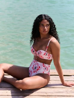 B by Ted Baker Floral High Waist White Briefs Discount