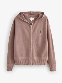 B by Ted Baker Pink Knit Zip Through Loungewear Set New