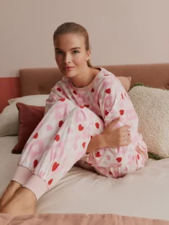 Bath & Body Works Pink Hearts Twosie Pyjamas New