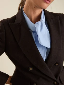 Baukjen Cissy Wool Blend Brown Blazer Best