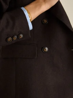 Baukjen Cissy Wool Blend Brown Blazer Best