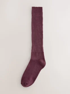 Next Longline Slouchy Socks 1 Pack Berry Hot