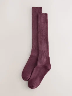Next Longline Slouchy Socks 1 Pack Berry Hot