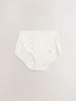 Next Berry Pink Full Brief Cotton Rich Knickers 5 Pack Outlet