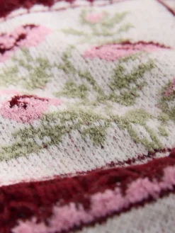 Next Berry Pink House Knit Cottage Cardigan Outlet