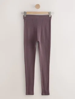 Next Thermal Maximum Warmth Cosy Ribbed Legging Berry Discount