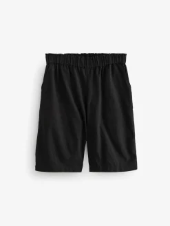 Next 100% Cotton Bermuda Shorts Black Online
