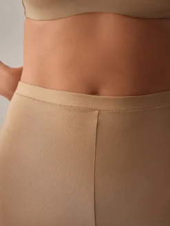 Next Cotton Blend Anti-Chafe Shorts 2 Pack Black / Pastel Rose Nude