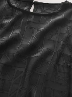 Next Black Abstract Viscose Vest Pyjamas Outlet