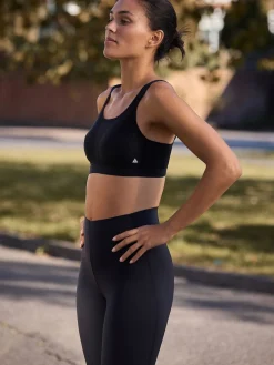 Next Active Sports High Impact Dry Tech Crop Tops 2 Pack Black Sale