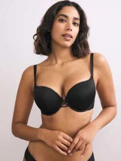 Next A-DD Push-Up Triple Boost Plunge Bra Black Clearance