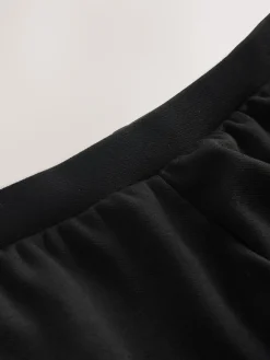 Next Black Barrel Leg Compact Trousers Hot