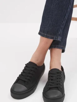 Next Baseball Canvas Trainers Black Online