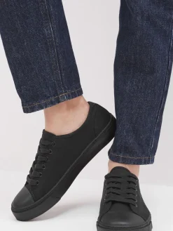 Next Baseball Canvas Trainers Black Online