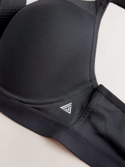 Next Black B-G High Impact Dry Tech Full Cup Wired Sports Bras 2 Pack Hot