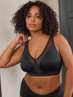 Next B-H Total Support Non Wire Ultimate Comfort Bra Black Online