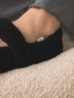 Next Black Borg Ballet Slippers Best