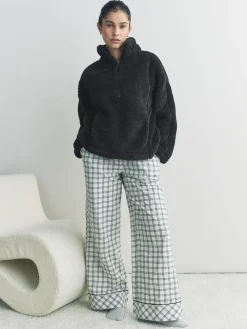 Next Black Borg Half Zip Fleece Online