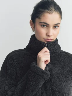 Next Black Borg Half Zip Fleece Online