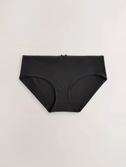 Next Boyshort Cotton Rich Knickers 7 Pack Black Sale