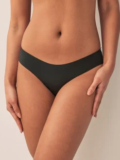 Next Brazilian No VPL Comfort Knickers 3 Pack Black Outlet