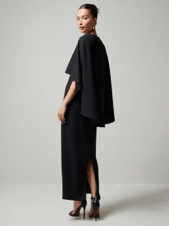 Next Black Cape Maxi Dress Sale