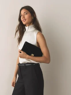 Next Black Clutch Bag Hot