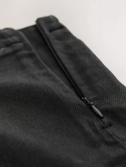 Next Black Coated Denim Mini Skirt Outlet