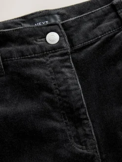 Next Cord Bootcut Trousers Black Clearance