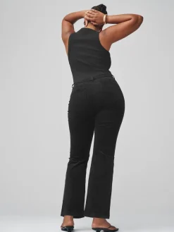 Next Corduroy Bootcut Hourglass Trousers Black Discount