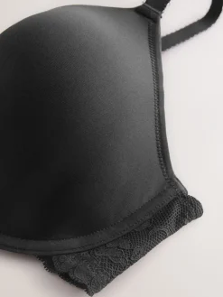 Next DD+ Pad Full Cup Smoothing Ultimate Comfort T-Shirt Bra Black Hot