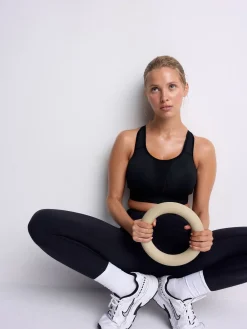 Next DD+ Ultimate Dry Tech Breathable Lightweight Pad High Impact Sports Bra Black