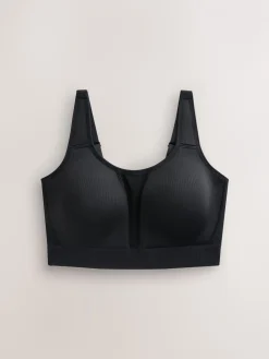 Next DD+ Ultimate Dry Tech Breathable Lightweight Pad High Impact Sports Bra Black