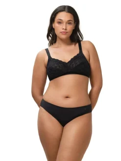 Triumph Delicate Doreen Non Wired Bra Black Clearance