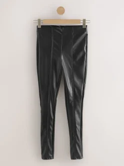 Next Black Faux Leather Leggings Online