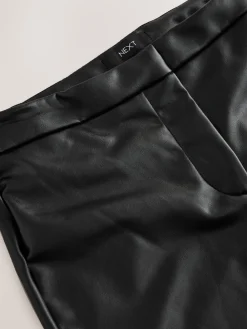 Next Black Faux Leather Skinny Fit Trousers Sale